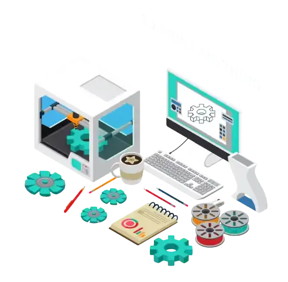 CAD 3D Design Illustration